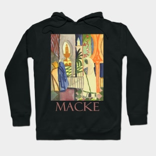 In the Temple Hall by August Macke Hoodie